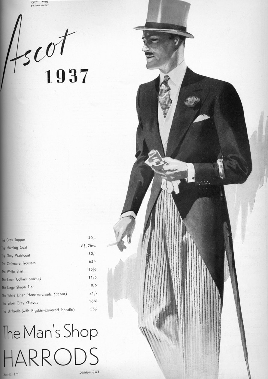 Harrods: The Mans Shop - Ascot 1937, 1937 av Unbekannt