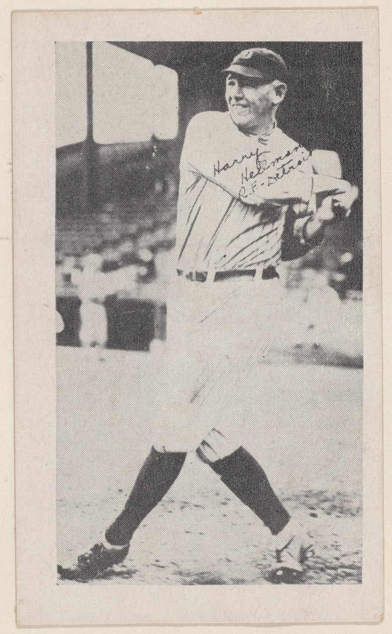 Harry Heilmann, R.F, Detroit, fra baseball-stripekort W575-2, ca. 1921-22. av Unbekannt