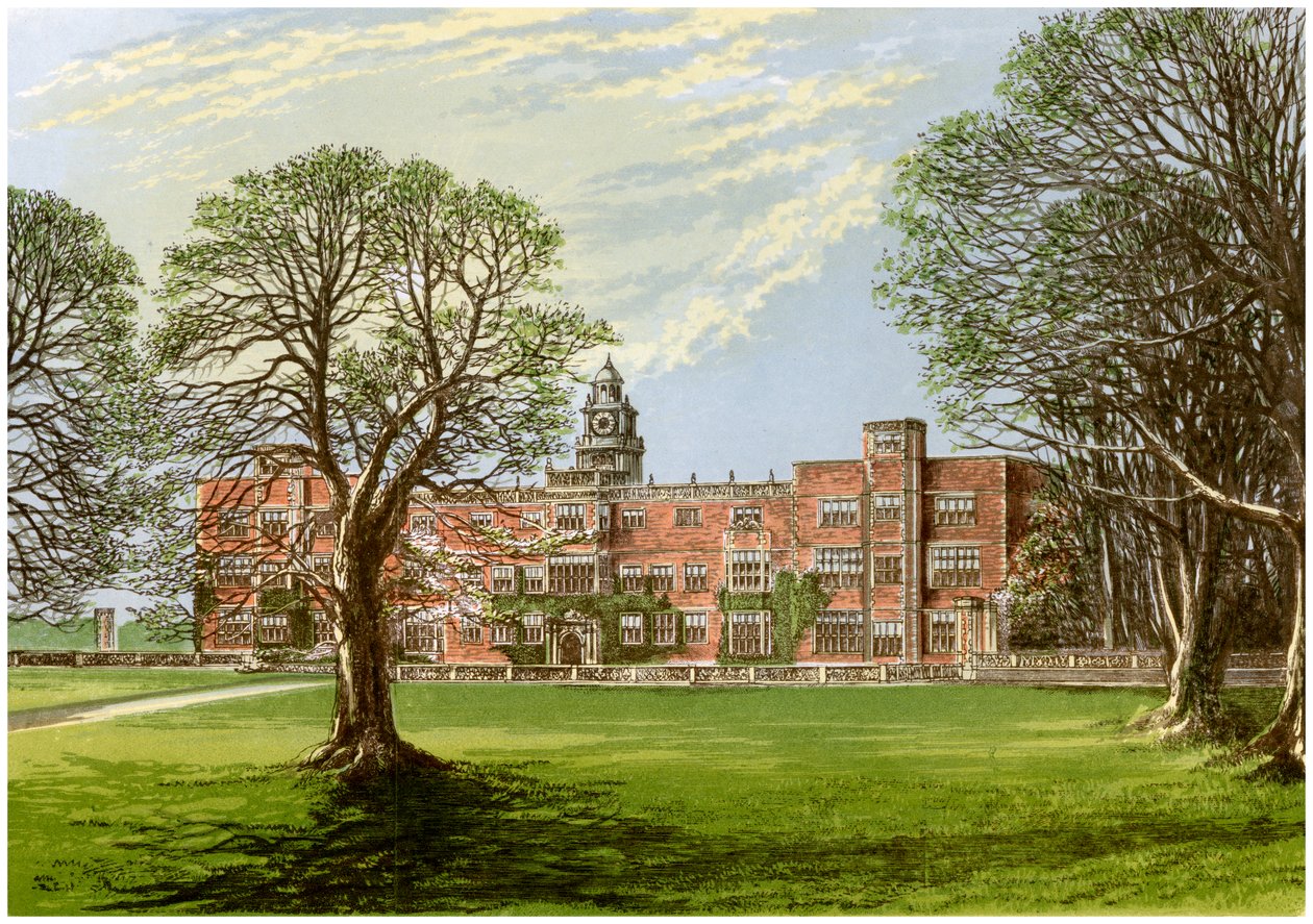Hatfield House, Hertfordshire, hjemmet til Marquis of Salisbury, 1880 av Unbekannt