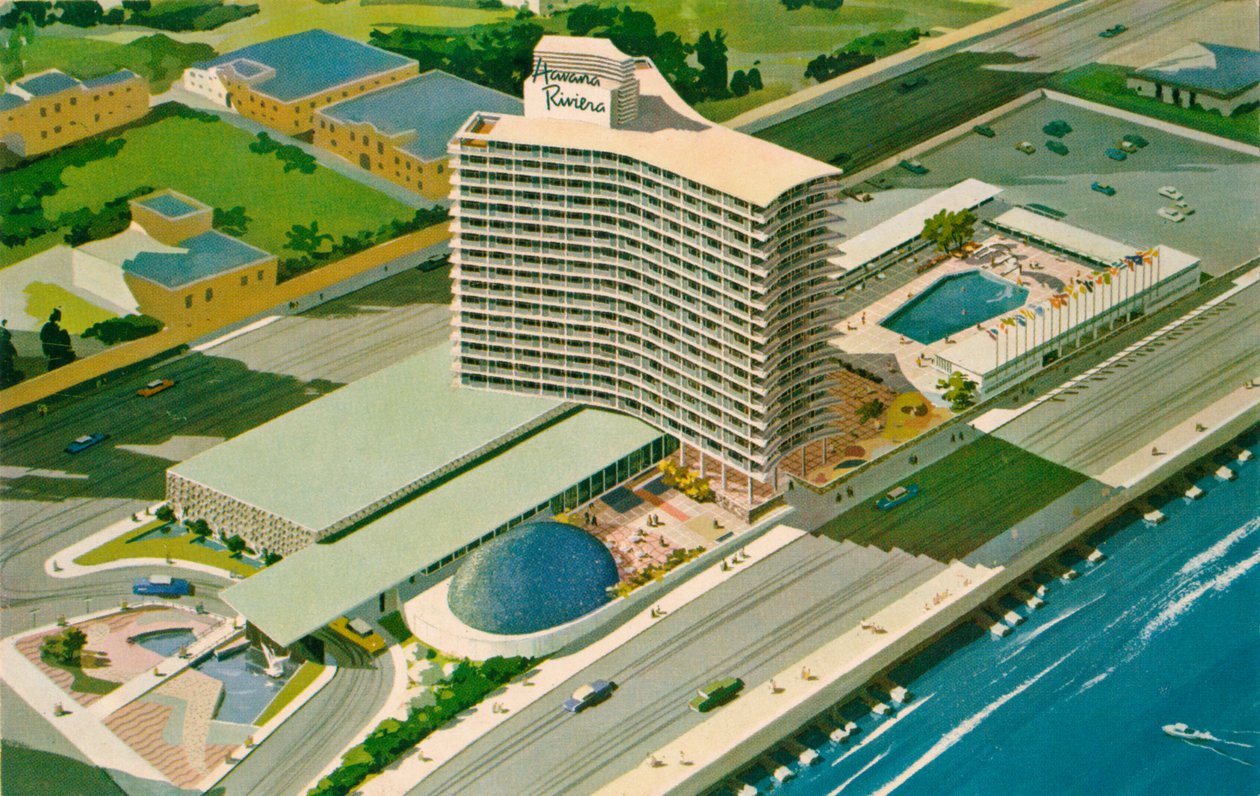 Havana Riviera Hotel, Havana, Cuba, c1957 av Unbekannt