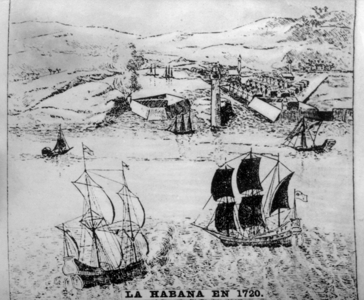 Havanna i 1720, 1910-årene av Unbekannt