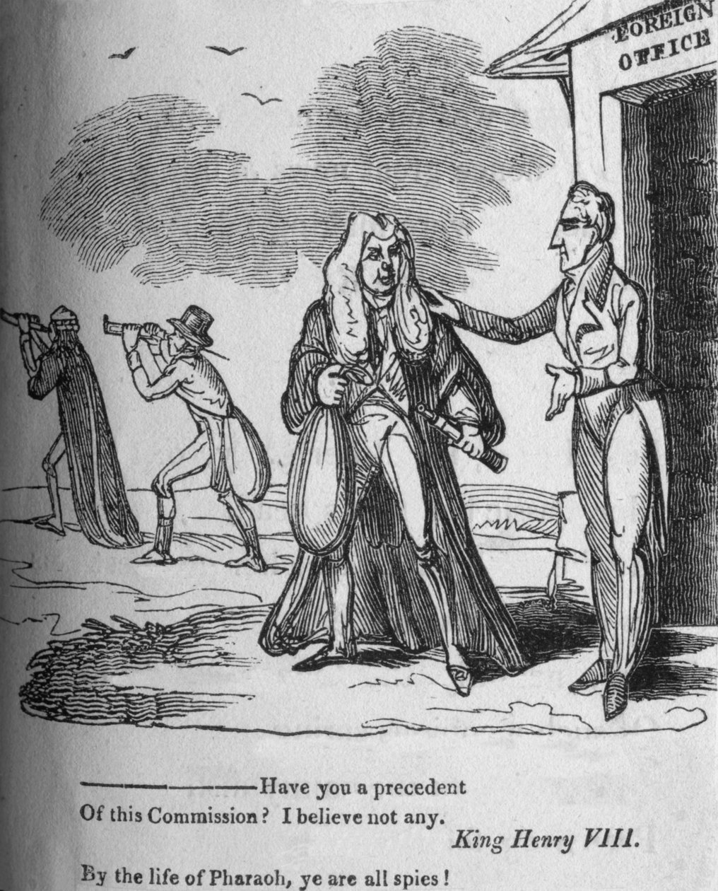 Har du en presedens for denne kommisjonen, tror jeg ikke noen, c1820. av Unbekannt