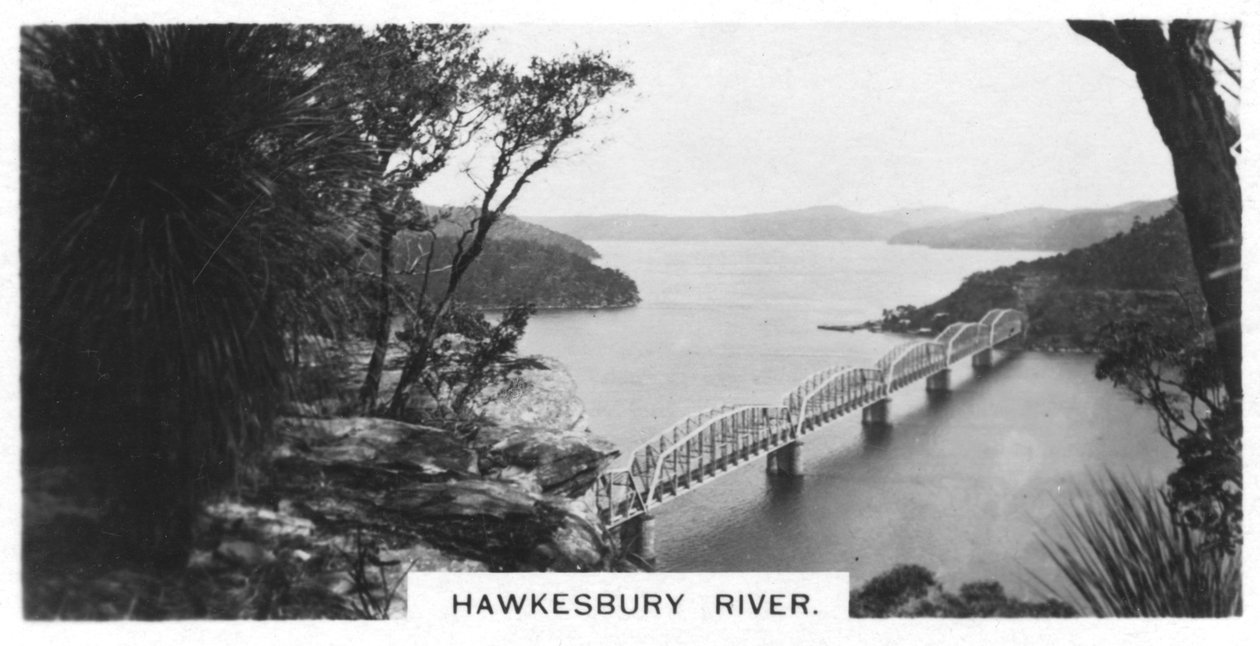Hawkesbury River, Australia, 1928 av Unbekannt