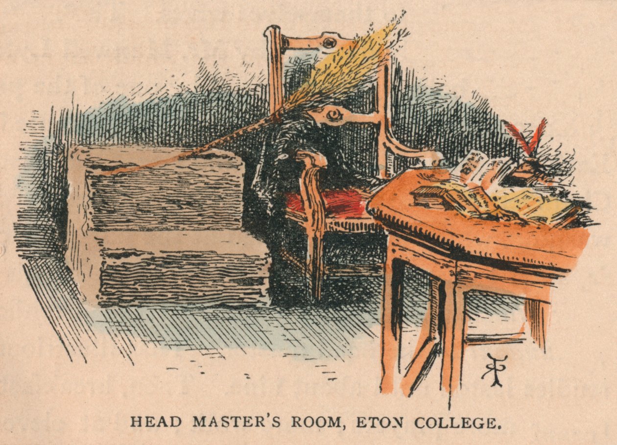 Head Masters Room, Eton College, 1800-tallet. av Unbekannt