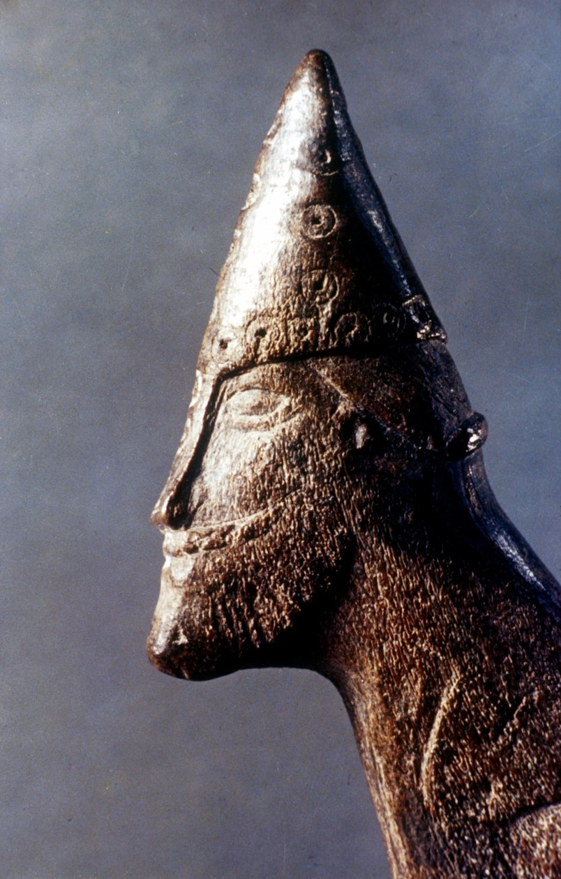 Hodet for en vikingkriger, 900-1100-tallet av Unbekannt