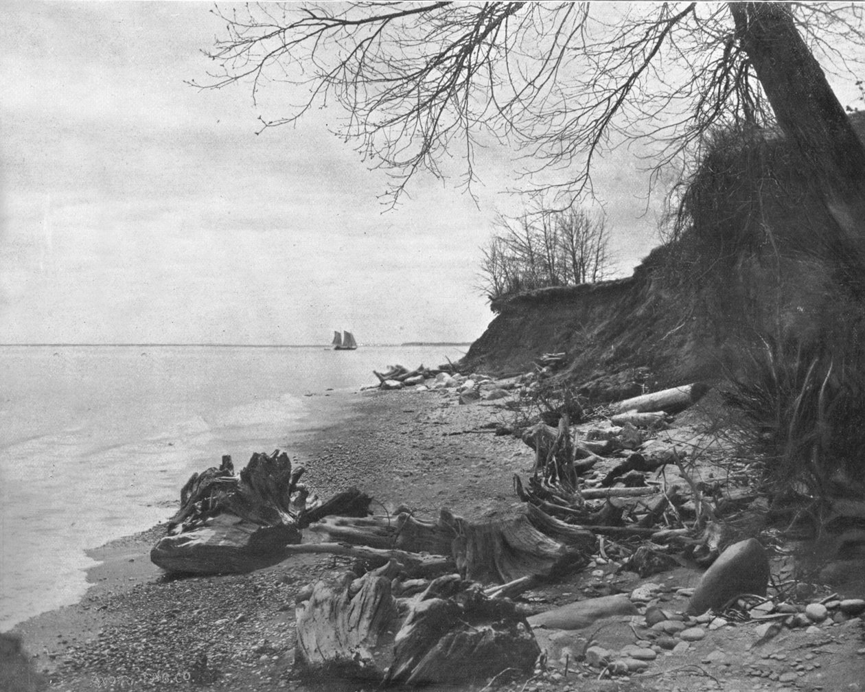 På vei mot kysten, Lake Michigan, USA, c1900. av Unbekannt