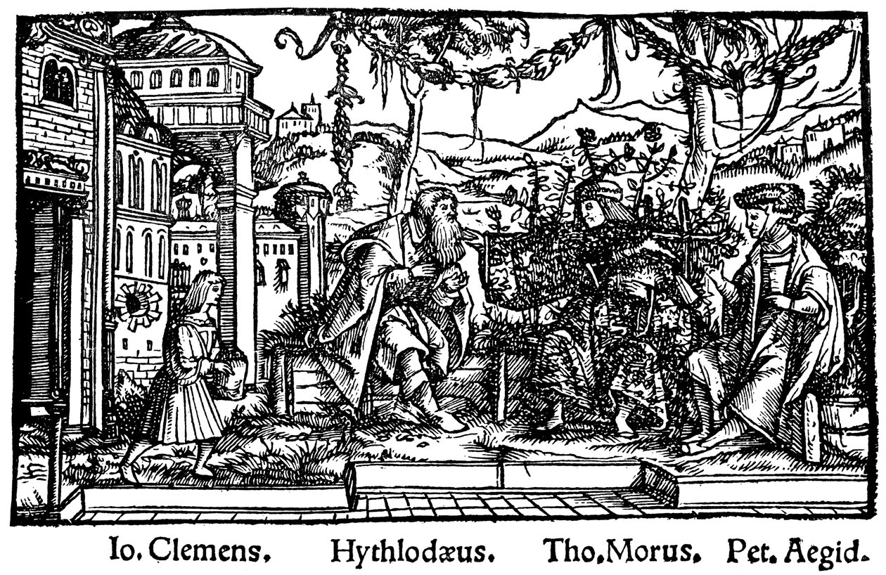 Hodestykke fra Thomas Mores Utopia, 1518 av Unbekannt