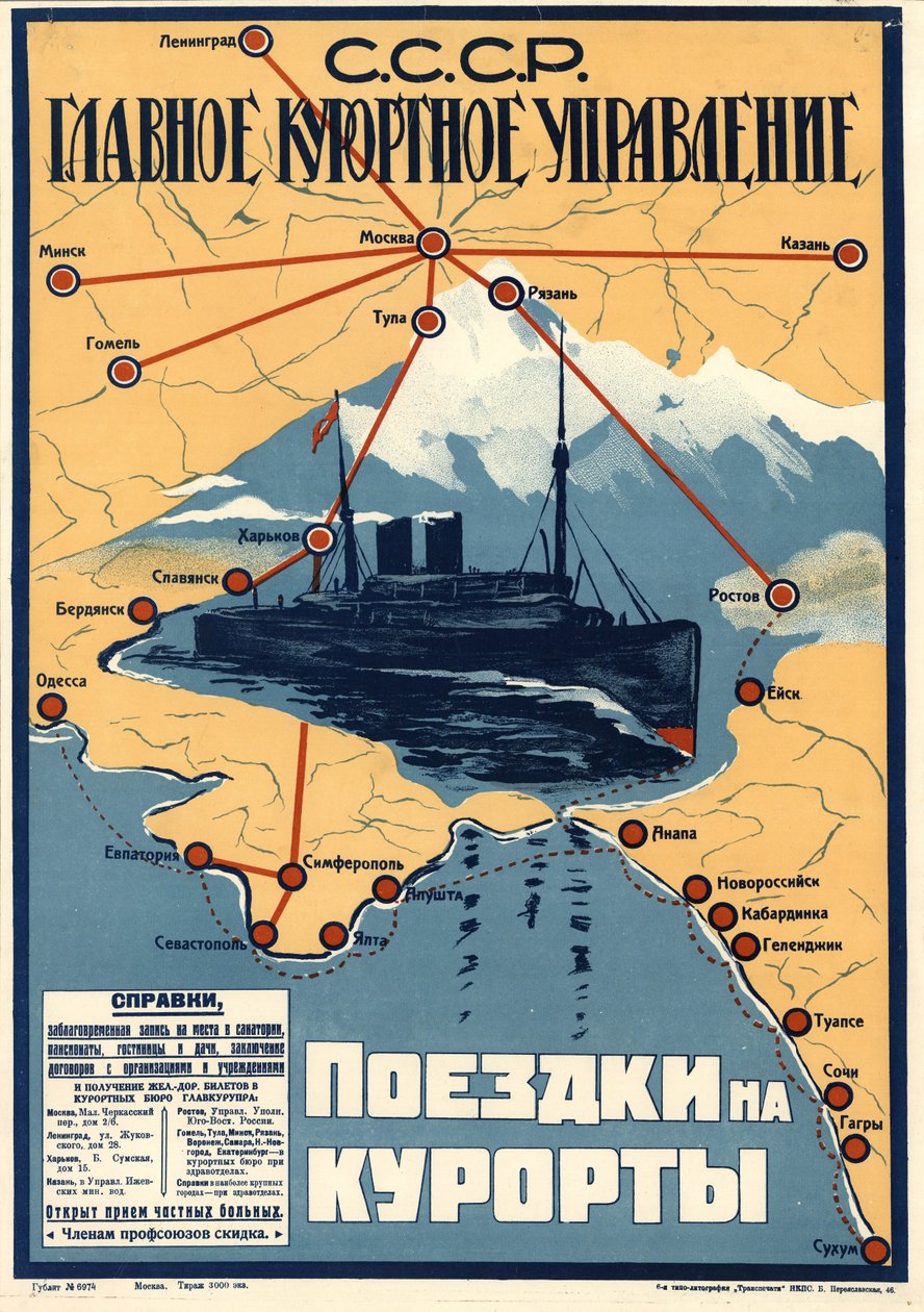 Kursteder ved Svartehavet, 1930. av Unbekannt