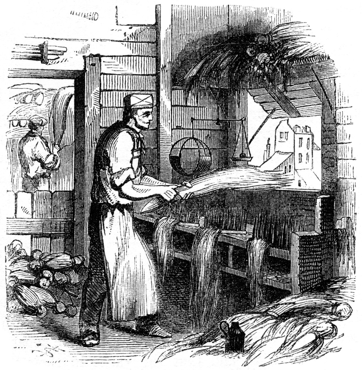 Heckling hamp, 1866 av Unbekannt