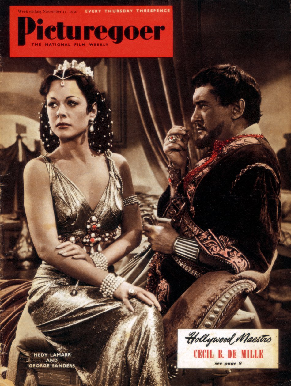 Hedy Lamarr 1914-2000 og George Sanders 1906-1972, skuespillere, 1950 av Unbekannt