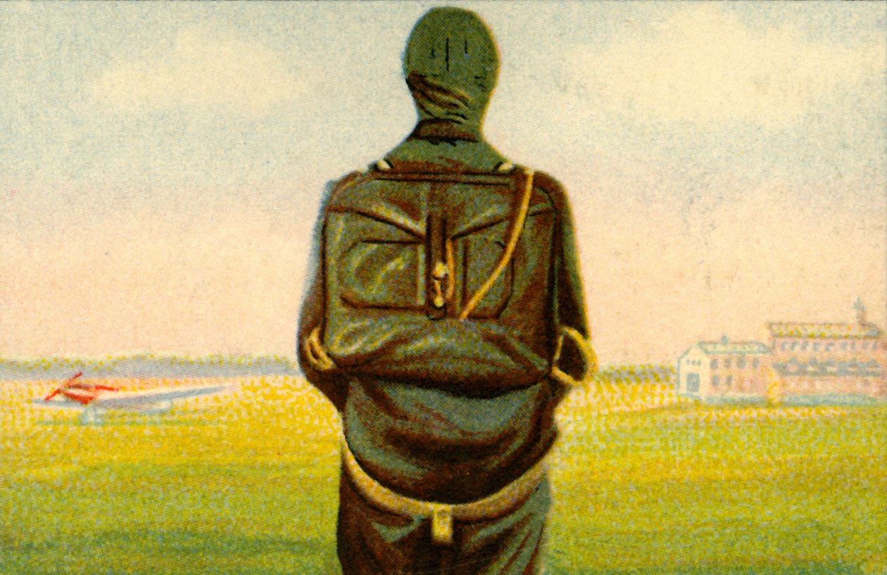 Heinecke fallskjerm, c1918, 1932. av Unbekannt