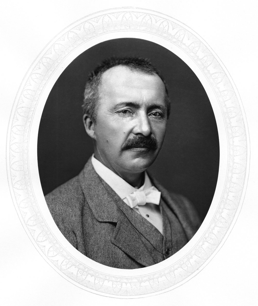 Heinrich Schliemann, tysk arkeolog, 1877 av Unbekannt