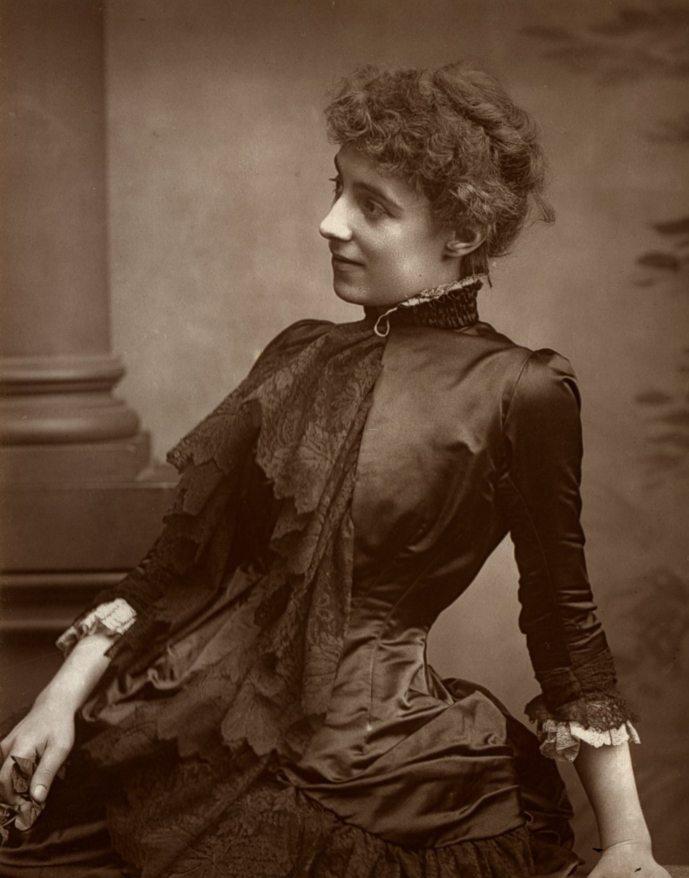 Helen Maud Holt, fru Beerbohm Tree, britisk skuespillerinne, 1884 av Unbekannt