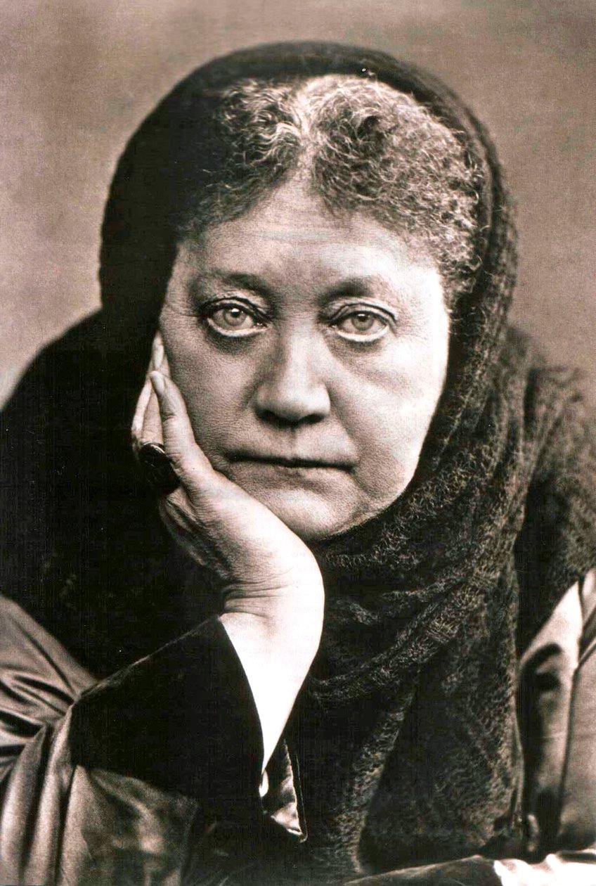 Helena Blavatsky, russisk forfatter og grunnlegger av teosofien, 1889 av Unbekannt
