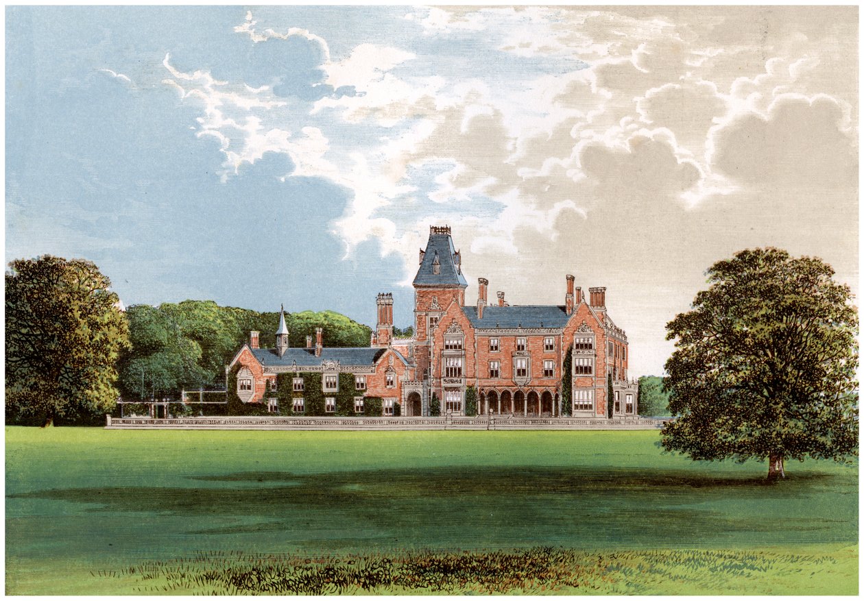 Hemsted Park, nær Staplehurst, Kent, hjemmet til Viscount Cranbrook, c1880 av Unbekannt