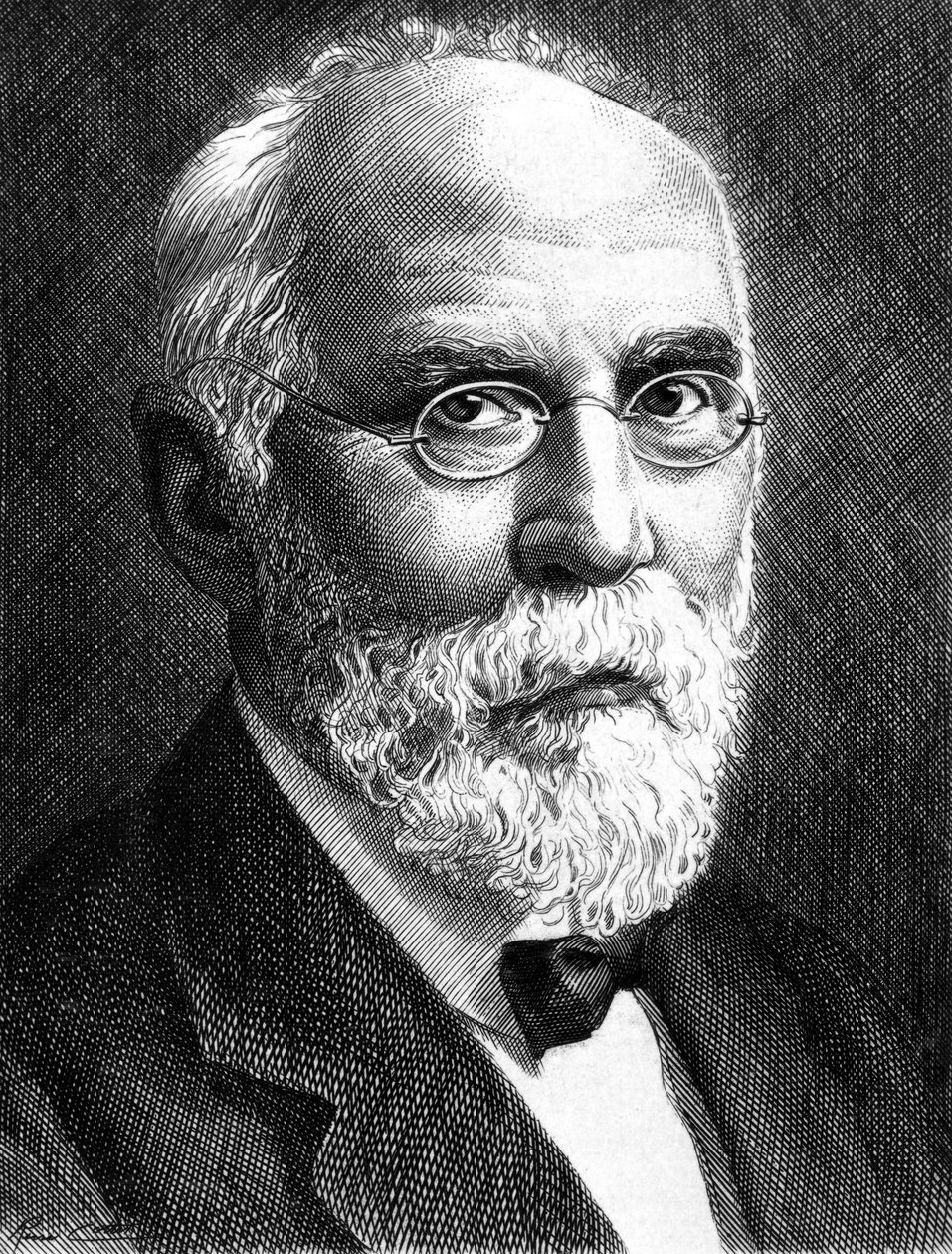 Hendrik Antoon Lorentz , nederlandsk fysiker, ca 1920 av Unbekannt