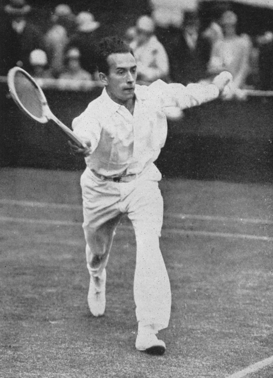 Henri Cochet, den raskeste spilleren i sin tid, Wimbledon, 1927 av Unbekannt