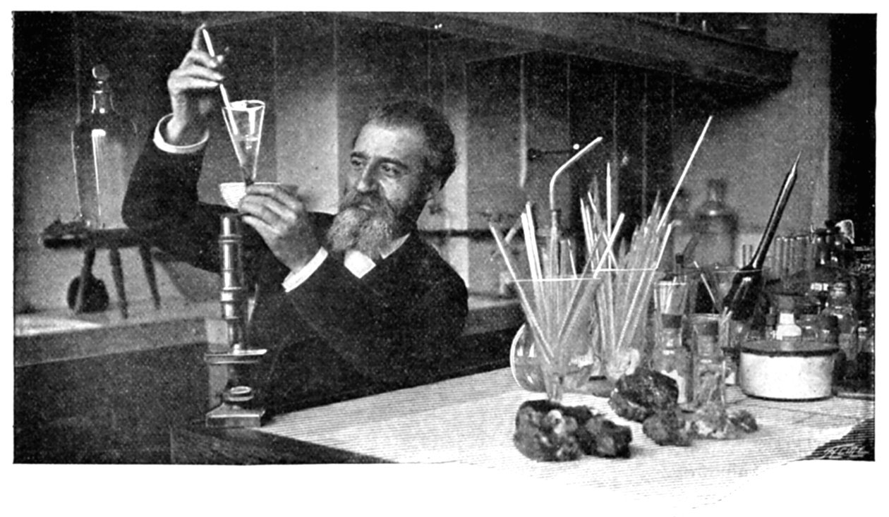 Henri Moissan, fransk kjemiker, c1900 av Unbekannt