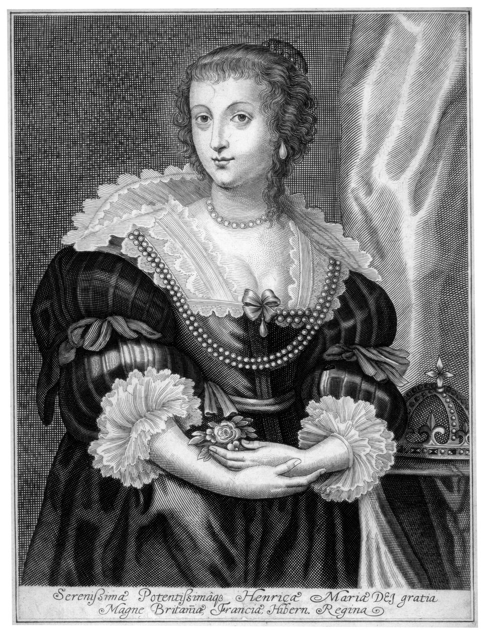 Henrietta Maria av Frankrike, dronningkonsort av kong Charles I av England av Unbekannt