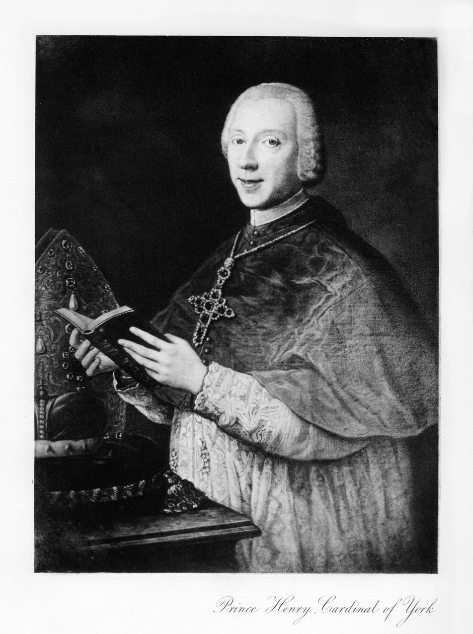 Henry Benedict Stuart som kardinal hertug av York, 1907 av Unbekannt