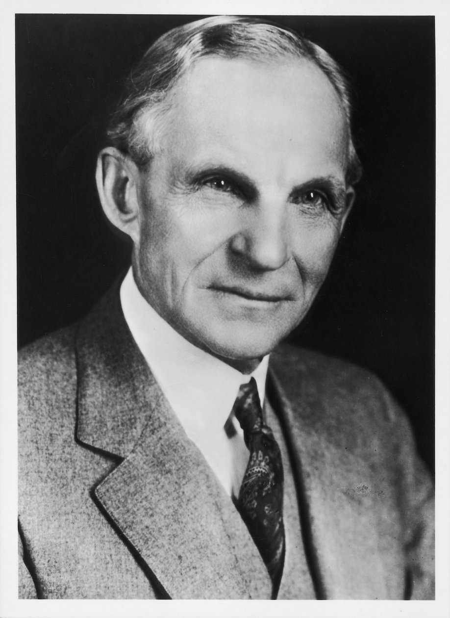 Henry Ford , amerikansk bilingeniør og produsent, 1908 av Unbekannt