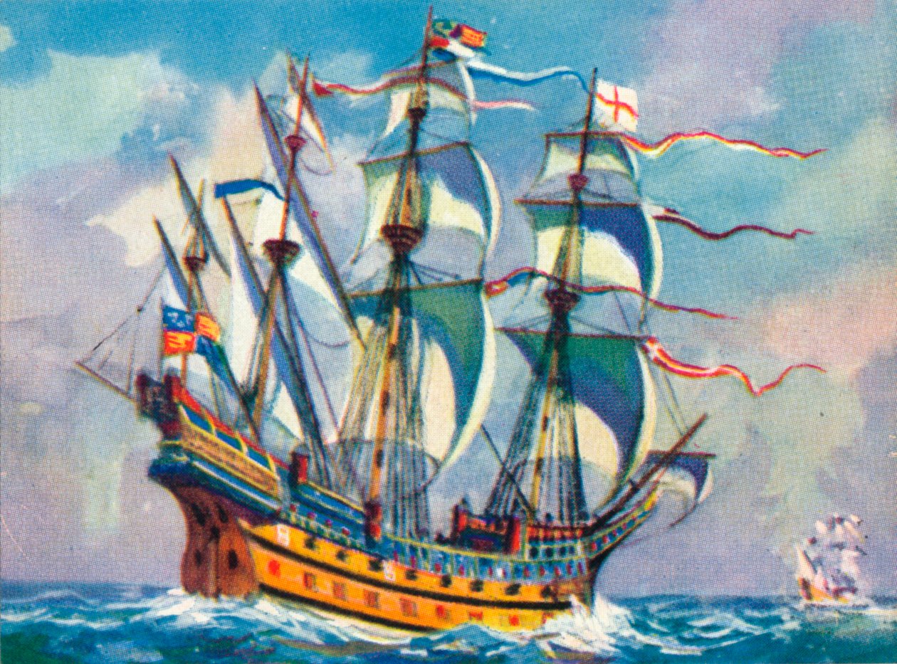 Henry Grace a Dieu Henry Grace of God, også kjent som Great Harry, engelsk carrack eller flott skip av Unbekannt