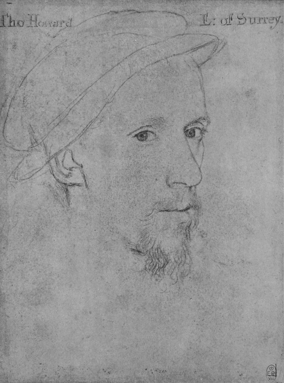 Henry Howard, Earl of Surrey Not av Holbein, 1500-tallet 1945 av Unbekannt