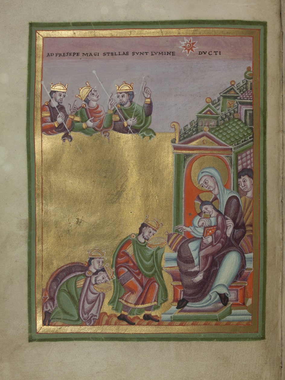Henry III, den hellige romerske keiser Evangelarium for Henry III, 10391043 av Unbekannt