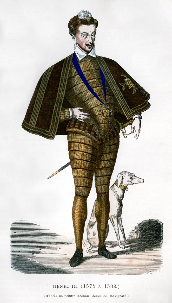 Henrik III, konge av Frankrike, 1500-tallet 1882-1884 av Unbekannt