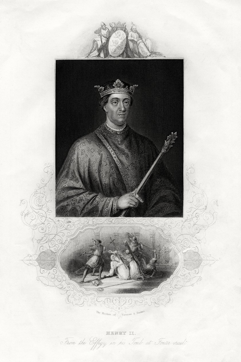 Henry II, konge av England, 1860 av Unbekannt