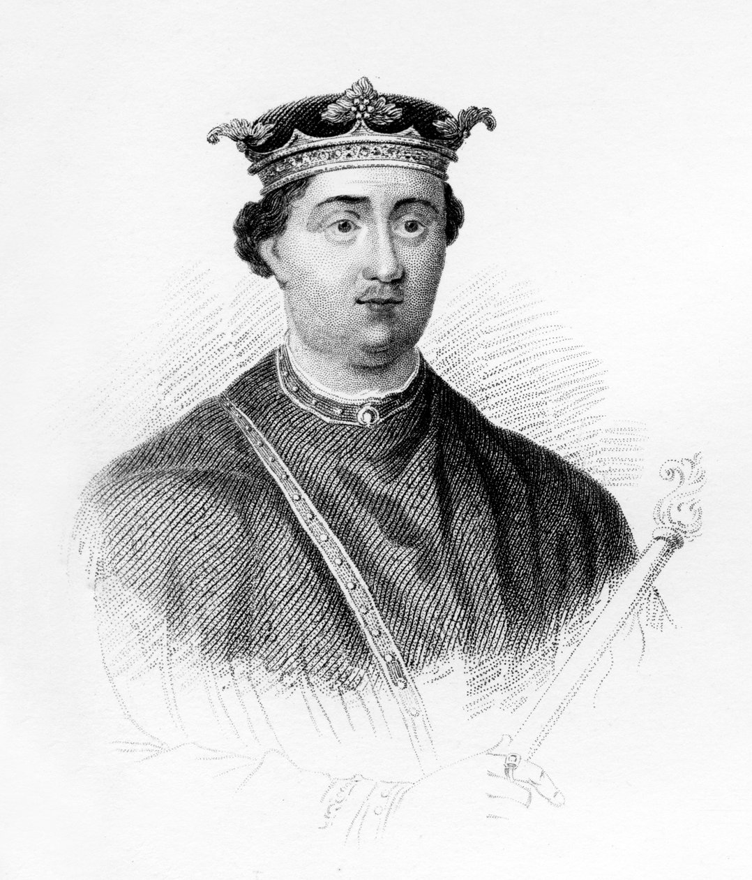 Henrik II, konge av England, ca 1850 av Unbekannt
