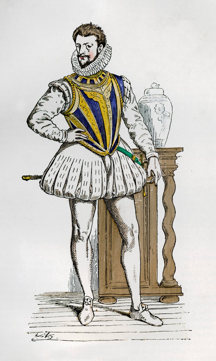 Henry I, hertug av Guise , fransk soldat og politiker, 1500-tallet 1882-1884 av Unbekannt