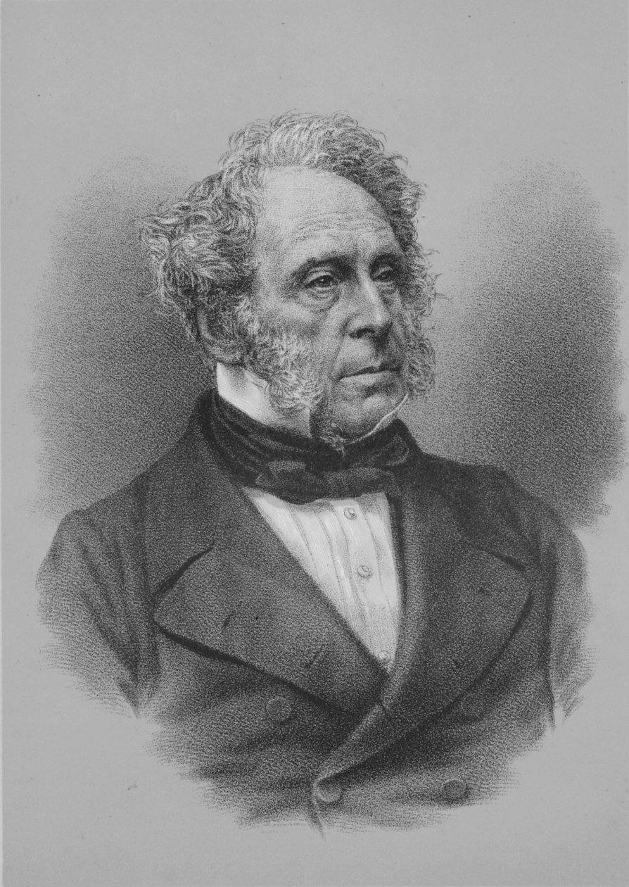 Henry John Temple, 3. Viscount Palmerston, britisk statsmann, c1857 1936 av Unbekannt