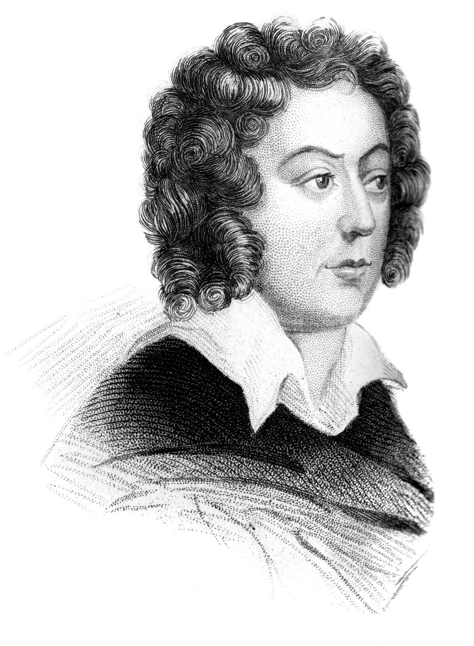 Henry Purcell , engelsk barokkkomponist fra 1600-tallet, c1850 av Unbekannt