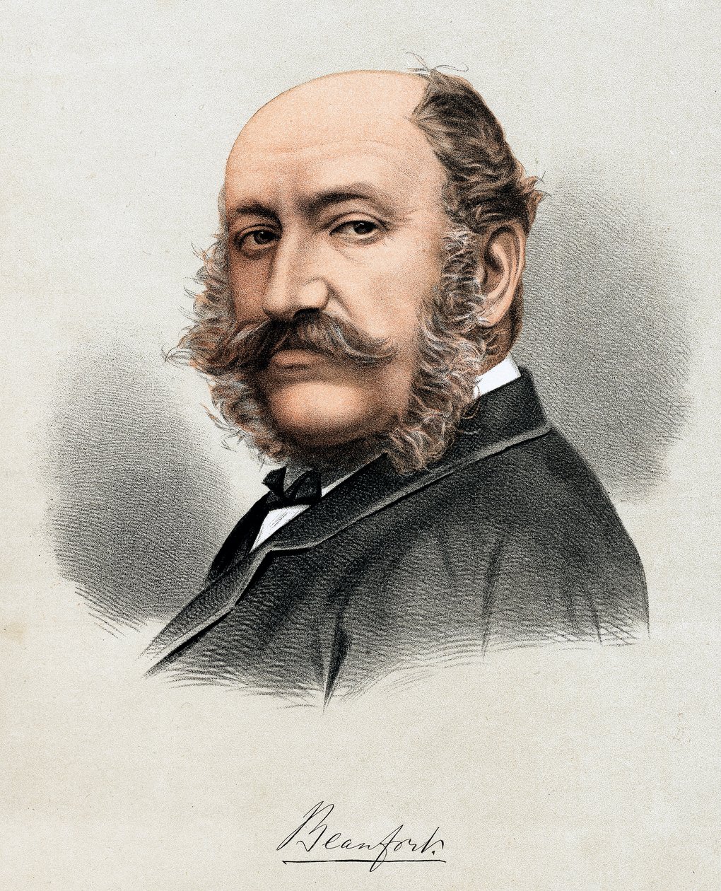 Henry Somerset, 8. hertug av Beaufort 1824-1899, c1880 av Unbekannt