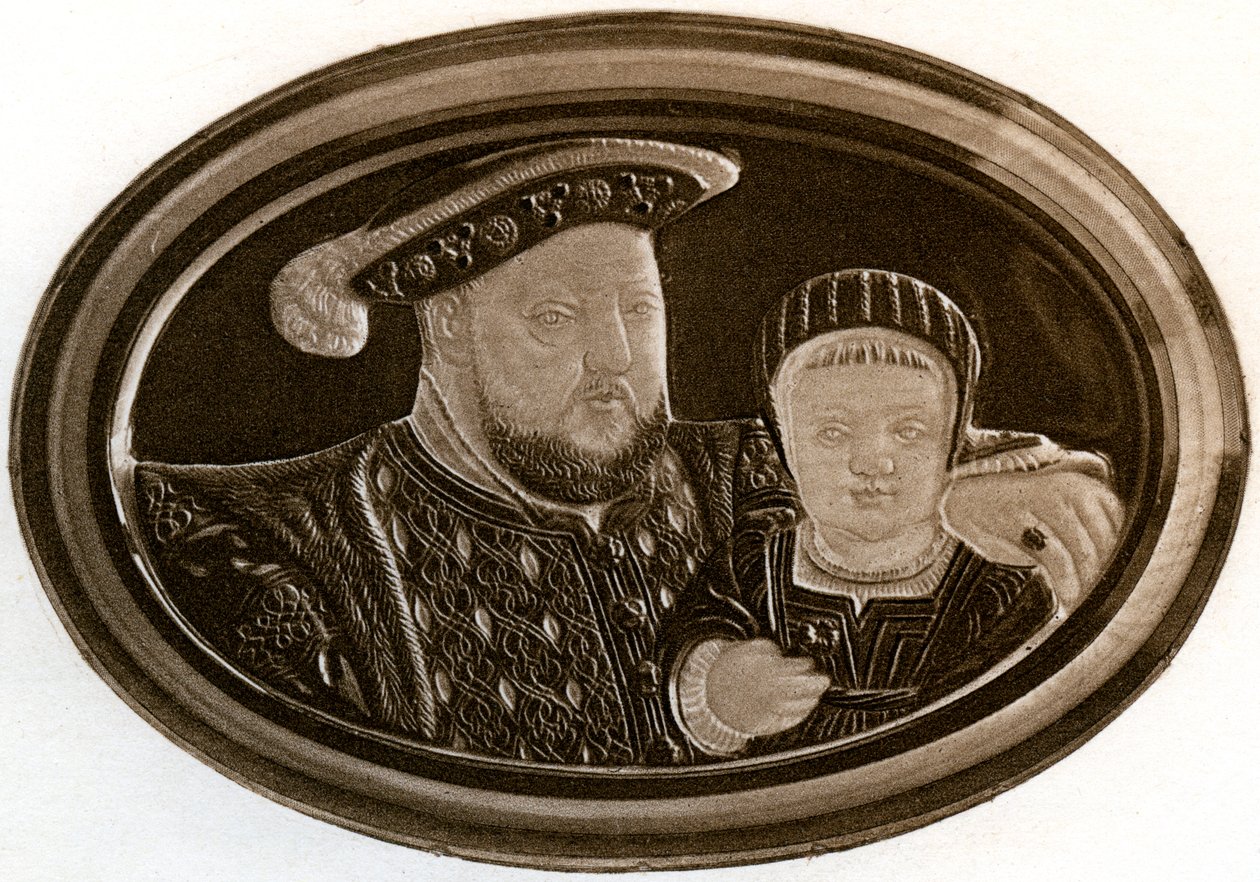Henry VIII og Prince Edward, 1902 av Unbekannt