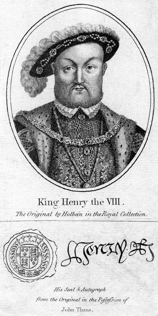 Henrik VIII av England, 1491-1547 av Unbekannt
