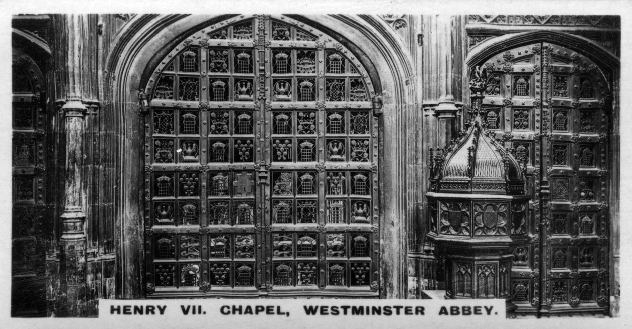 Henry VII Chapel, Westminster Abbey, London, ca 1920-tallet av Unbekannt