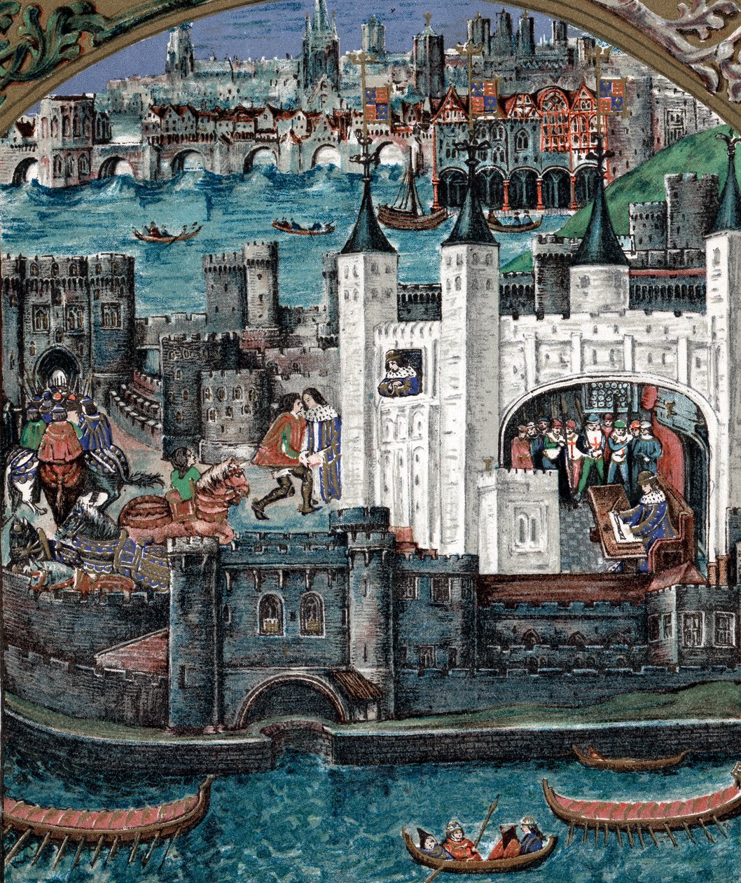 Henry VII ved Tower of London, 1485-1509 av Unbekannt