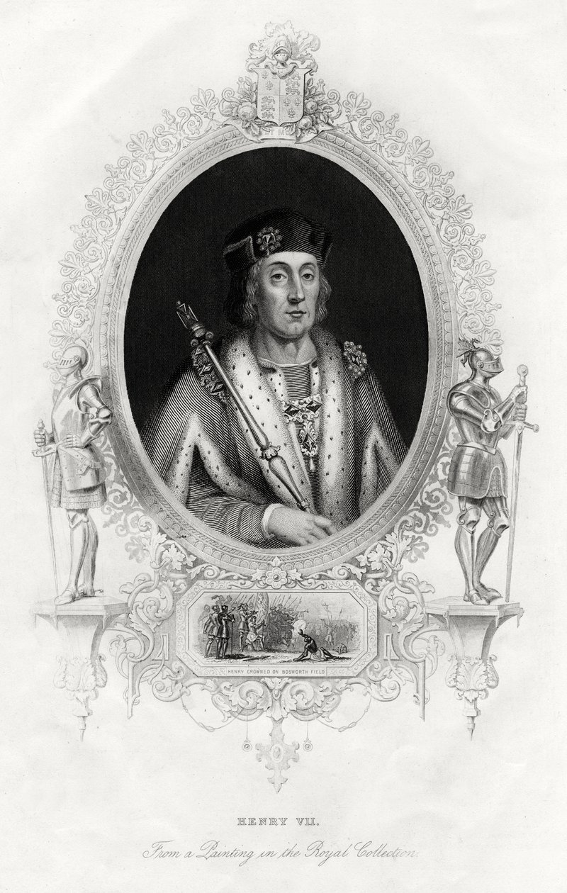 Henry VII, første Tudor-konge av England, 1860 av Unbekannt