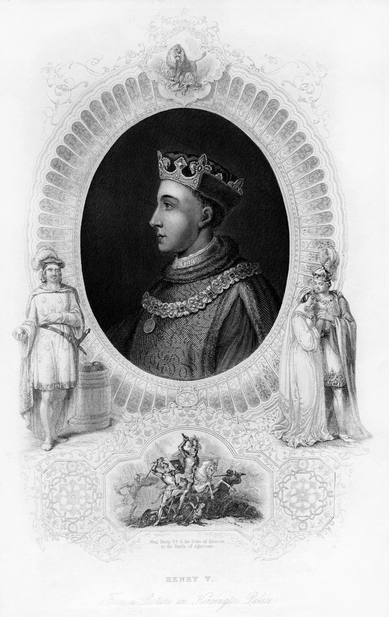 Henrik V, konge av England, ca 1850 av Unbekannt