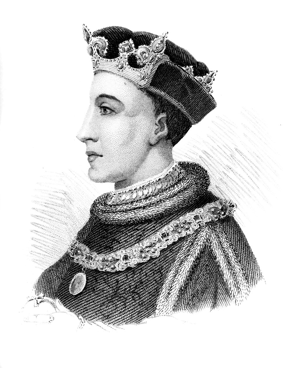 Henrik V, konge av England, ca 1850 av Unbekannt