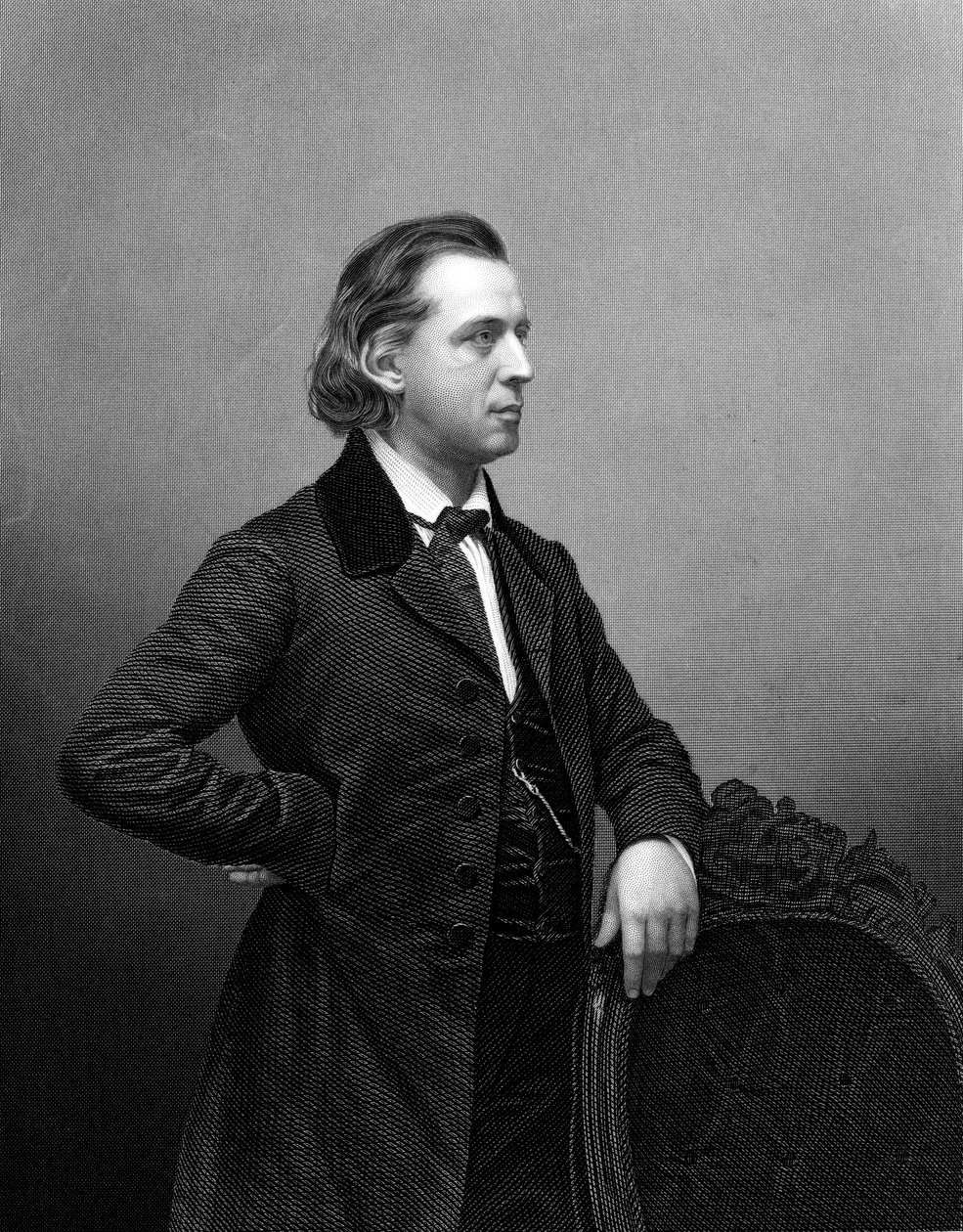 Henry Ward Beecher 1813-1887, amerikansk kongregasjonsminister, c1861 av Unbekannt