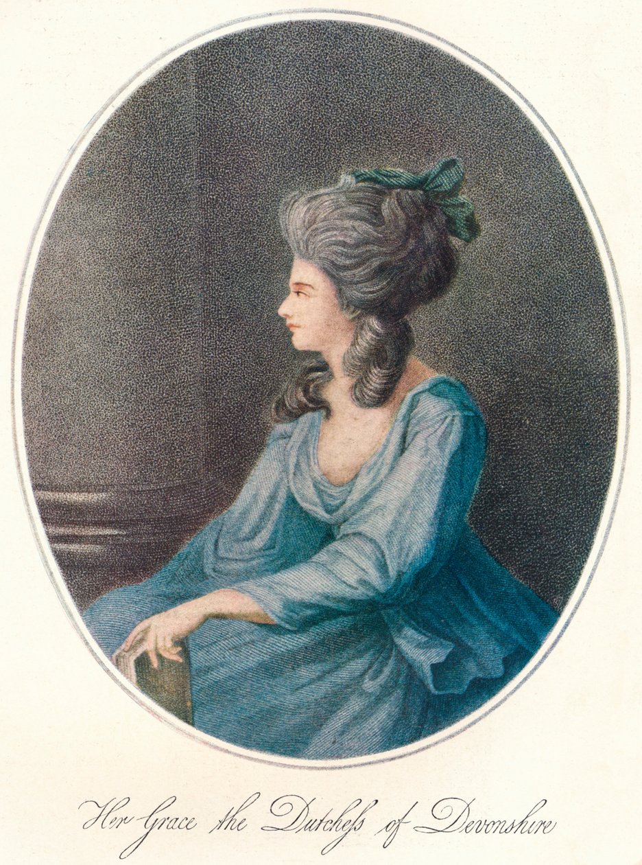Her Grace the Duchess of Devonshire, 1700-tallet, 1904 av Unbekannt