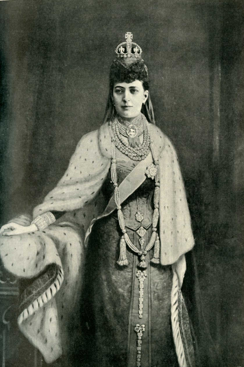 Hennes Majestet Dronning Alexandria, 1902. av Unbekannt