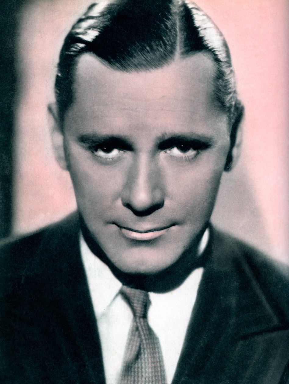 Herbert Marshall , britisk film- og teaterskuespiller, 1934-1935 av Unbekannt