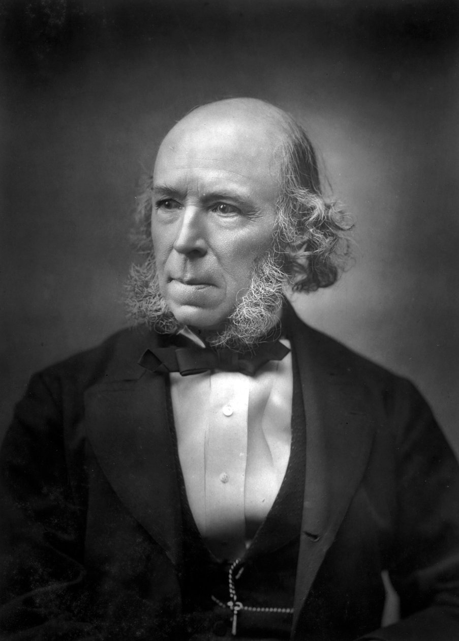Herbert Spencer 1820-1903, slutten av 1800-tallet av Unbekannt
