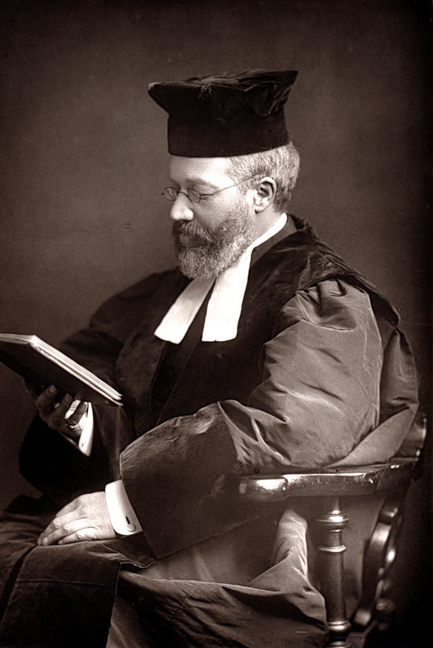 Hermann Adler 1839-1911, tyskfødt sjefrabbiner for det britiske imperiet, c1894 av Unbekannt