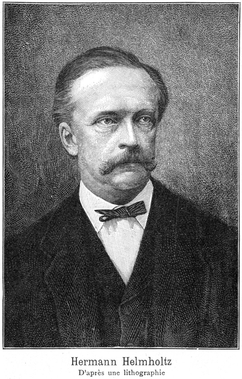 Hermann von Helmholtz 1821-1894, tysk fysiker, 1800-tallet av Unbekannt