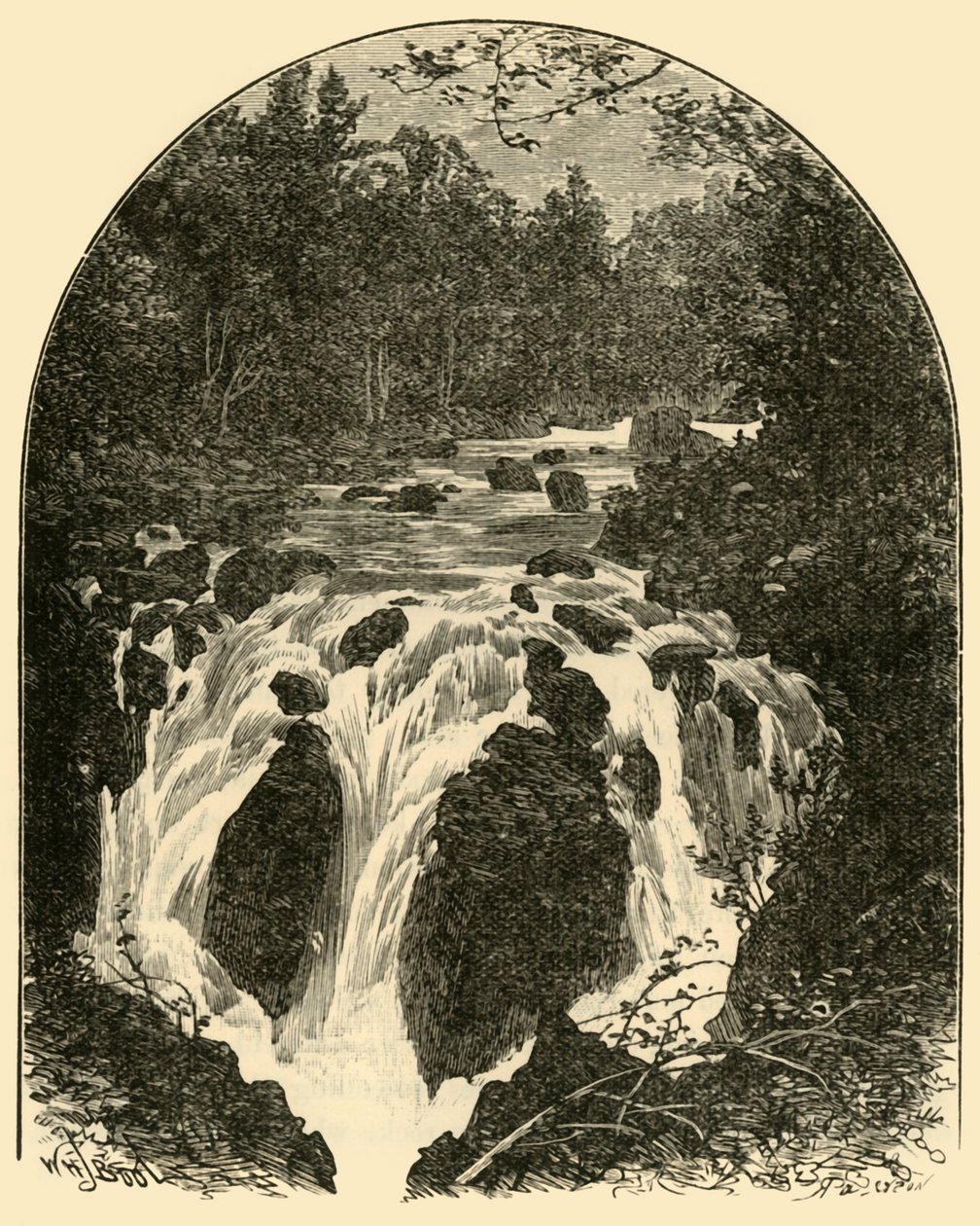 Hermitage Fall, 1898. av Unbekannt
